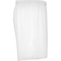 White - Side - Roly Childrens-Kids Player Sports Shorts