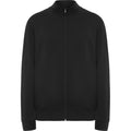 Solid Black - Front - Roly Unisex Adult Ulan Full Zip Sweatshirt