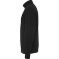 Solid Black - Side - Roly Unisex Adult Ulan Full Zip Sweatshirt