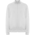 White - Front - Roly Unisex Adult Ulan Full Zip Sweatshirt