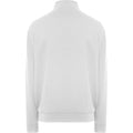 White - Back - Roly Unisex Adult Ulan Full Zip Sweatshirt