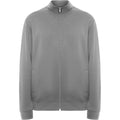 Grey Marl - Front - Roly Unisex Adult Ulan Full Zip Sweatshirt