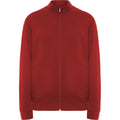 Red - Front - Roly Unisex Adult Ulan Full Zip Sweatshirt