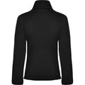 Solid Black - Back - Roly Womens-Ladies Antartida Soft Shell Jacket
