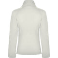 Pearl White - Back - Roly Womens-Ladies Antartida Soft Shell Jacket