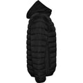Solid Black - Side - Roly Mens Norway Quilted Insulated Jacket