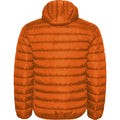 Vermillion Orange - Back - Roly Mens Norway Quilted Insulated Jacket