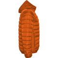 Vermillion Orange - Side - Roly Mens Norway Quilted Insulated Jacket