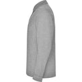Grey Marl - Lifestyle - Roly Mens Estrella Long-Sleeved Polo Shirt