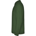 Bottle Green - Lifestyle - Roly Mens Estrella Long-Sleeved Polo Shirt