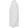 White - Lifestyle - Roly Mens Estrella Long-Sleeved Polo Shirt