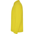 Yellow - Lifestyle - Roly Mens Estrella Long-Sleeved Polo Shirt