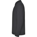 Dark Lead - Lifestyle - Roly Mens Estrella Long-Sleeved Polo Shirt