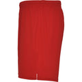 Red - Side - Roly Unisex Adult Player Sports Shorts