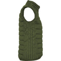 Military Green - Side - Roly Womens-Ladies Oslo Insulated Body Warmer