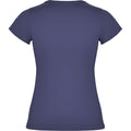 Blue Denim - Back - Roly Womens-Ladies Jamaica Short-Sleeved T-Shirt