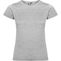 Grey Marl - Front - Roly Womens-Ladies Jamaica Short-Sleeved T-Shirt