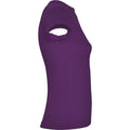 Purple - Side - Roly Womens-Ladies Jamaica Short-Sleeved T-Shirt