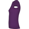 Purple - Lifestyle - Roly Womens-Ladies Jamaica Short-Sleeved T-Shirt