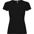 Solid Black - Front - Roly Womens-Ladies Jamaica Short-Sleeved T-Shirt
