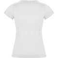 White - Back - Roly Womens-Ladies Jamaica Short-Sleeved T-Shirt