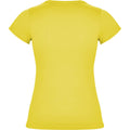 Yellow - Back - Roly Womens-Ladies Jamaica Short-Sleeved T-Shirt
