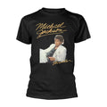 Black - Front - Michael Jackson Unisex Adult Thriller Suit T-Shirt
