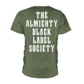 Olive Green - Back - Black Label Society Unisex Adult The Almighty T-Shirt