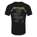 Black - Back - Metallica Unisex Adult And Justice For All Tracks T-Shirt