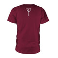 Maroon - Back - Burzum Unisex Adult Aske 2013 T-Shirt