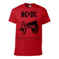 Red - Front - AC-DC Unisex Adult For Those About to Rock T-Shirt