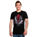 Black - Side - Assassins Creed Legacy Unisex Adult Eagle Dive T-Shirt
