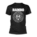 Black - Front - Rambo Unisex Adult Seal T-Shirt