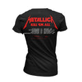 Black - Back - Metallica Womens-Ladies Kill Em All Tracks T-Shirt