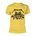 Yellow - Front - Metallica Unisex Adult 72 Seasons Simplified Cover T-Shirt
