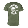 Green - Back - Black Label Society Unisex Adult Skull Logo T-Shirt