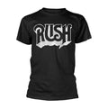 Black - Front - Rush Unisex Adult Distressed T-Shirt