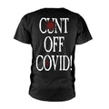 Black - Back - Cradle Of Filth Unisex Adult C**t Off Covid T-Shirt