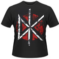 Black-Red-White - Front - Dead Kennedys Unisex Adult Distressed Logo T-Shirt