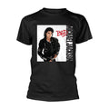 Black - Front - Michael Jackson Unisex Adult Bad T-Shirt