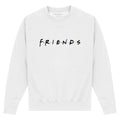 White - Front - Friends Unisex Adult Logo Sweatshirt