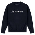 Black - Front - Friends Unisex Adult Logo Sweatshirt