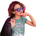 Heather Green - Side - Teenage Mutant Ninja Turtles Unisex Adult Donatello Vintage T-Shirt