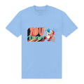 Light Blue - Front - Ren & Stimpy Unisex Adult You Eediot T-Shirt