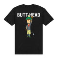 Black - Back - Beavis & Butthead Unisex Adult Butthead T-Shirt