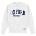 White - Front - University Of Oxford Unisex Adult Sweatshirt