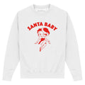 White - Front - Betty Boop Unisex Adult Outline Sweatshirt