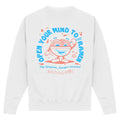 White - Back - TORC Unisex Adult Open Your Mind Back Print Sweatshirt