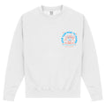 White - Front - TORC Unisex Adult Open Your Mind Back Print Sweatshirt