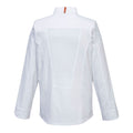 White - Back - Portwest Mens Pro Air-Mesh Long-Sleeved Chef Jacket